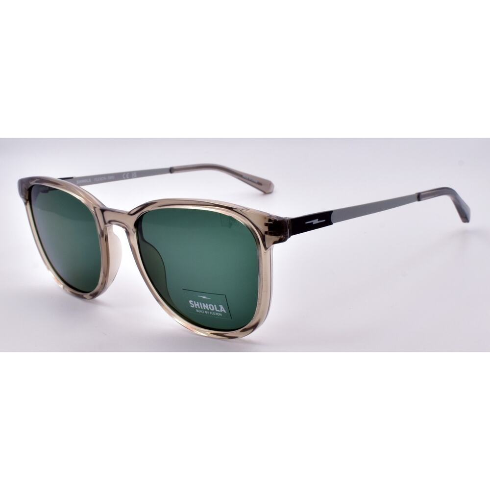 Shinola by Flexon SH3701S 278 Sunglasses 52-19-145 Crystal Fog / Green